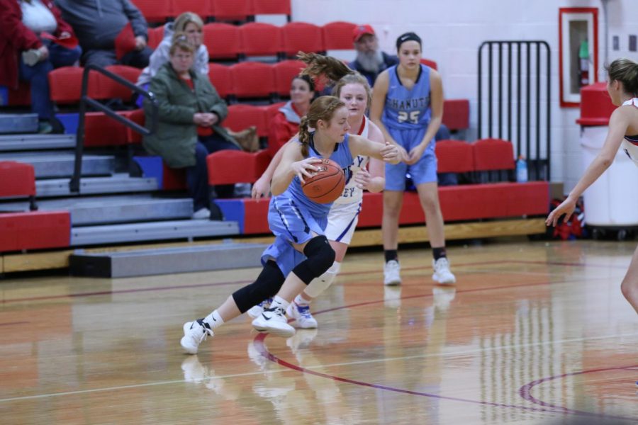 Basketball at Caney Valley